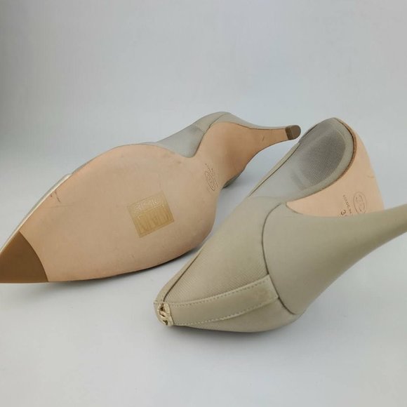 Chanel Metallic Mesh Leather Pump CHANEL - Picture 7 of 13